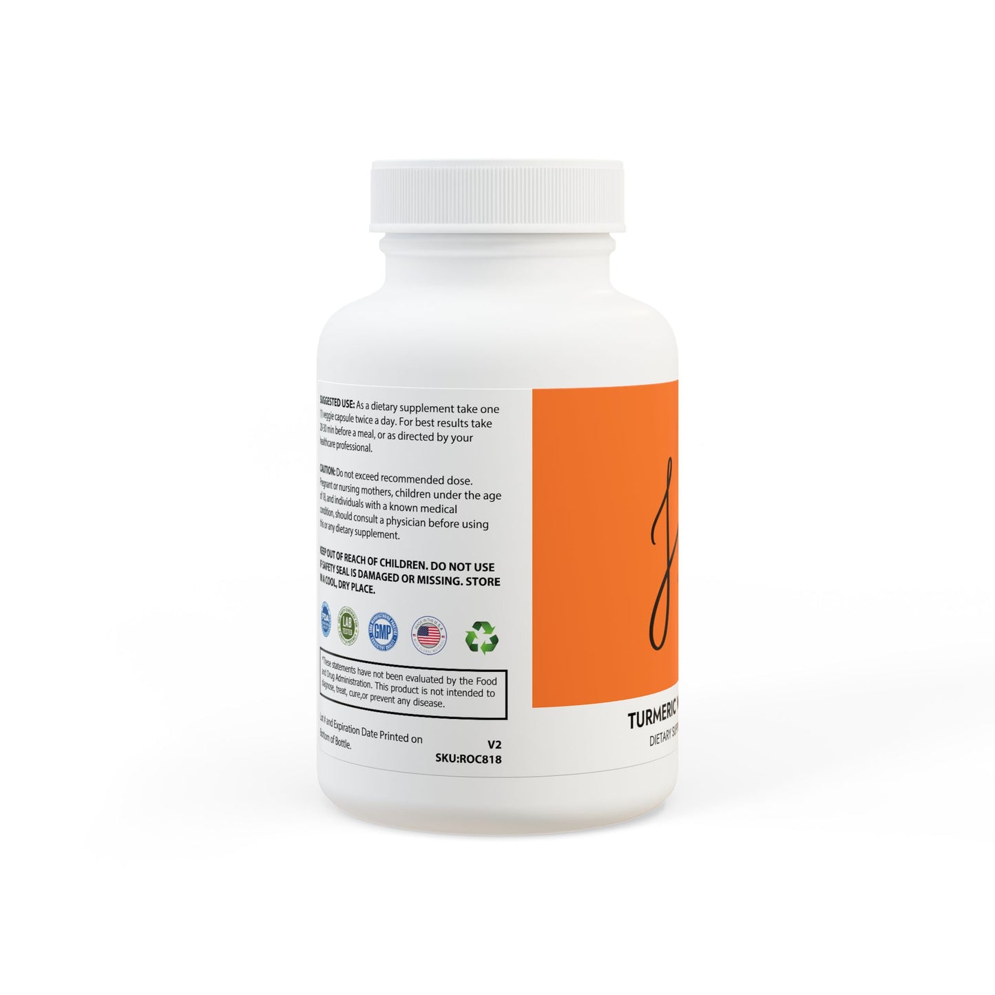 Just Turmeric with BioPerine® (Black Pepper Fruit Extract)