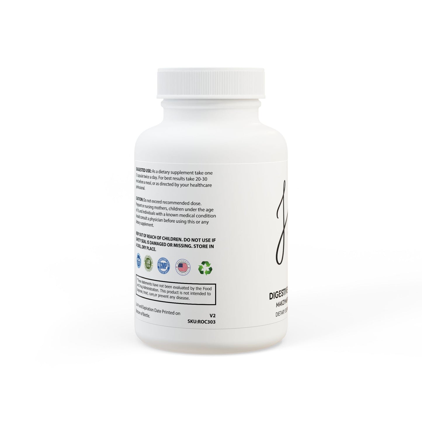 Just Digestive Enzyme Blend  (60 Capsules)